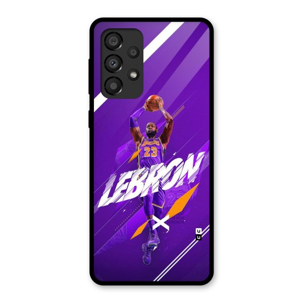 Basketball Star Glass Back Case for Galaxy A33 5G