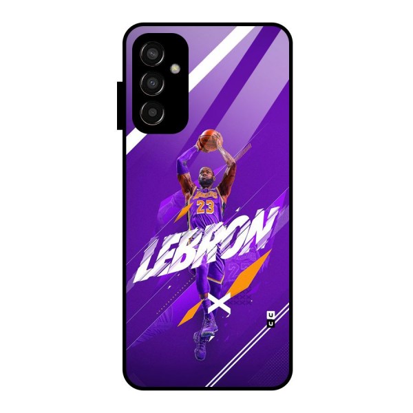 Basketball Star Glass Back Case for Galaxy F13