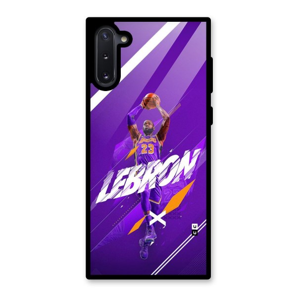 Basketball Star Glass Back Case for Galaxy Note 10