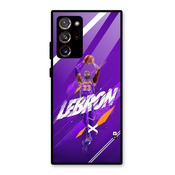 Basketball Star Glass Back Case for Galaxy Note 20 Ultra