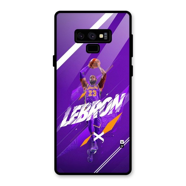 Basketball Star Glass Back Case for Galaxy Note 9