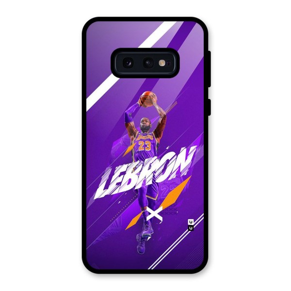 Basketball Star Glass Back Case for Galaxy S10e