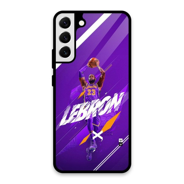 Basketball Star Glass Back Case for Galaxy S22 Plus 5G