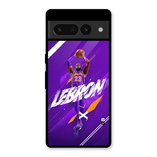 Basketball Star Glass Back Case for Google Pixel 7 Pro