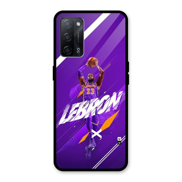 Basketball Star Glass Back Case for Oppo A53s 5G