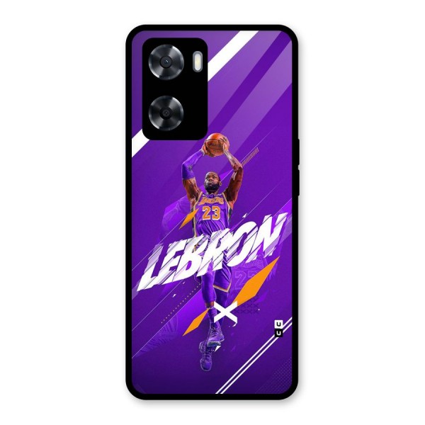 Basketball Star Glass Back Case for Oppo A57 2022