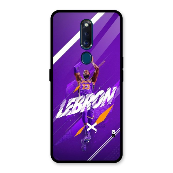 Basketball Star Glass Back Case for Oppo F11 Pro