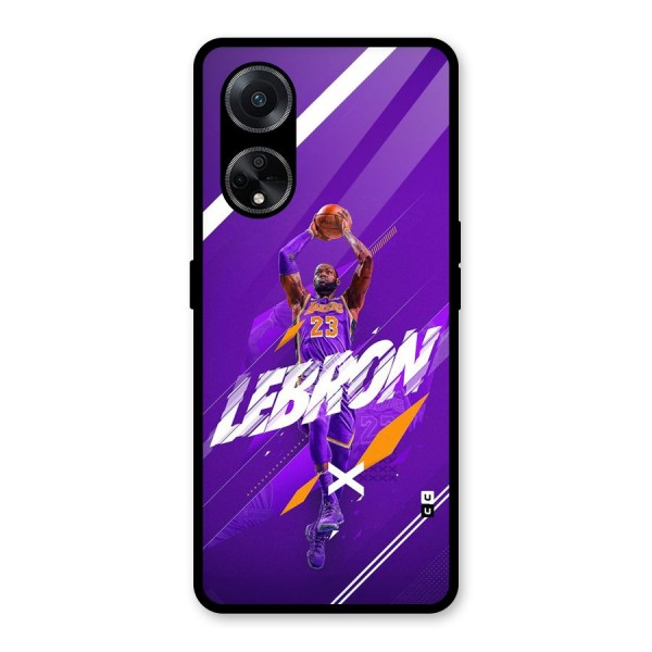 Basketball Star Glass Back Case for Oppo F23