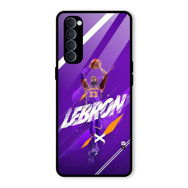 Basketball Star Glass Back Case for Oppo Reno4 Pro