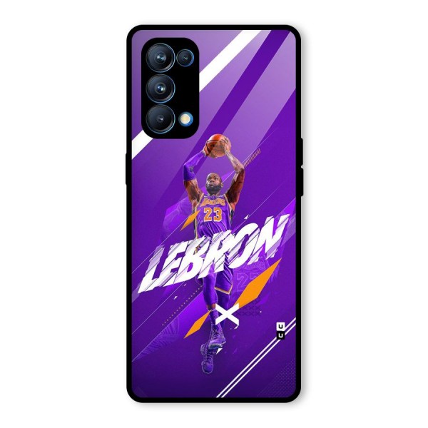 Basketball Star Glass Back Case for Oppo Reno5 Pro 5G