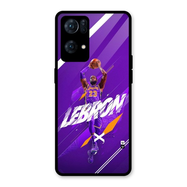 Basketball Star Glass Back Case for Oppo Reno7 Pro 5G