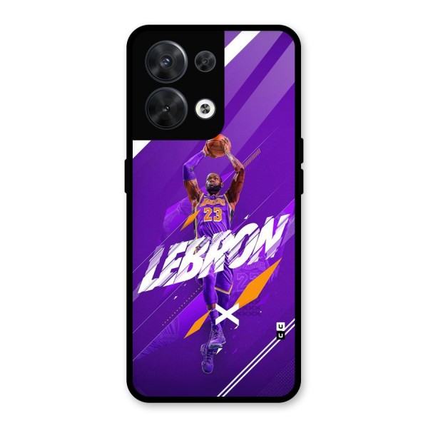 Basketball Star Glass Back Case for Oppo Reno8 5G