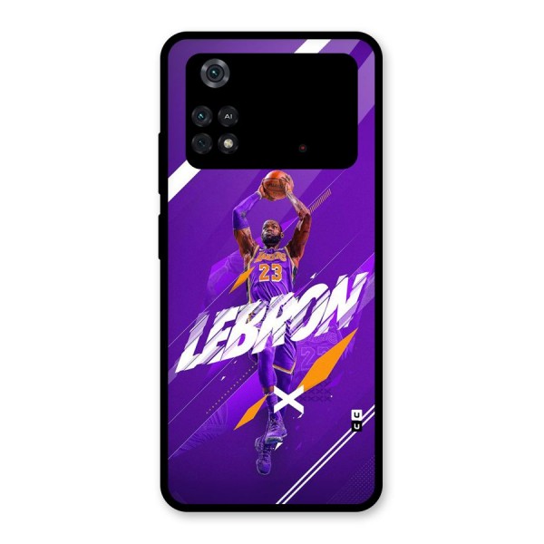 Basketball Star Glass Back Case for Poco M4 Pro 4G