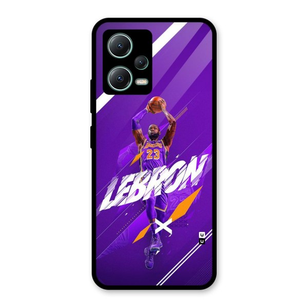 Basketball Star Glass Back Case for Poco X5