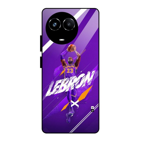 Basketball Star Glass Back Case for Realme 11X