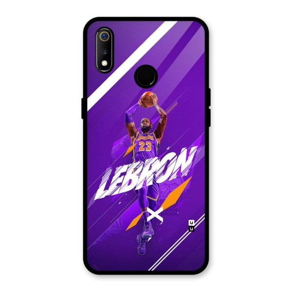 Basketball Star Glass Back Case for Realme 3i