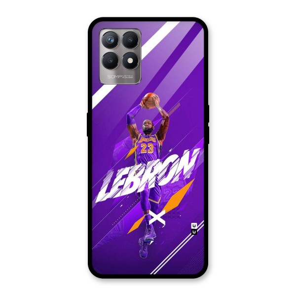 Basketball Star Glass Back Case for Realme 8i