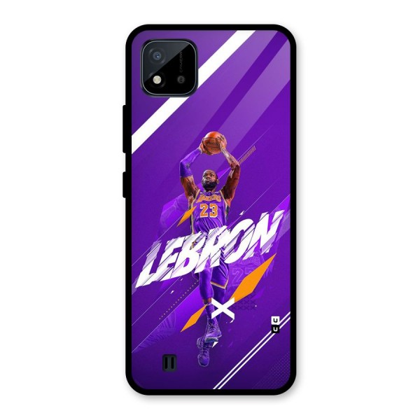 Basketball Star Glass Back Case for Realme C11 2021