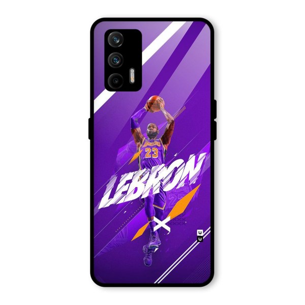 Basketball Star Glass Back Case for Realme X7 Max