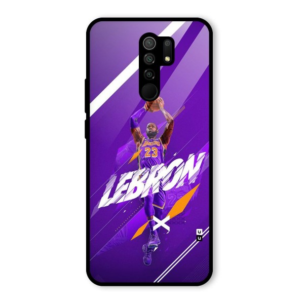 Basketball Star Glass Back Case for Redmi 9 Prime