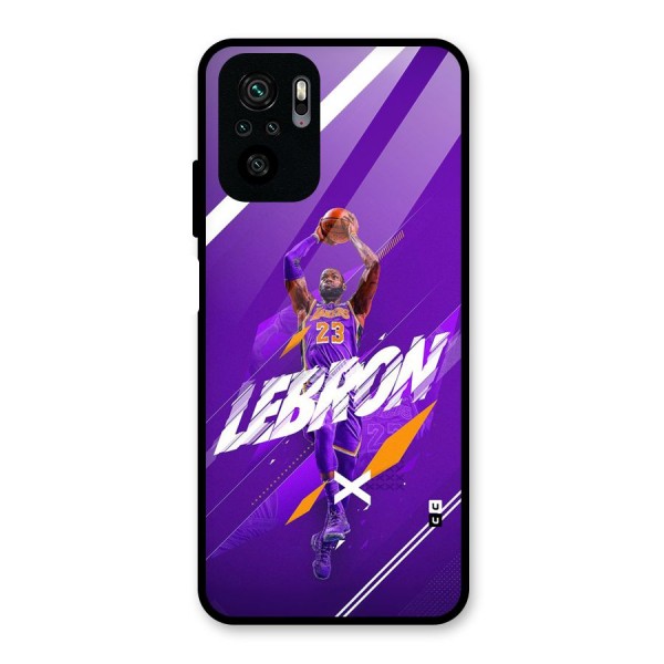 Basketball Star Glass Back Case for Redmi Note 10