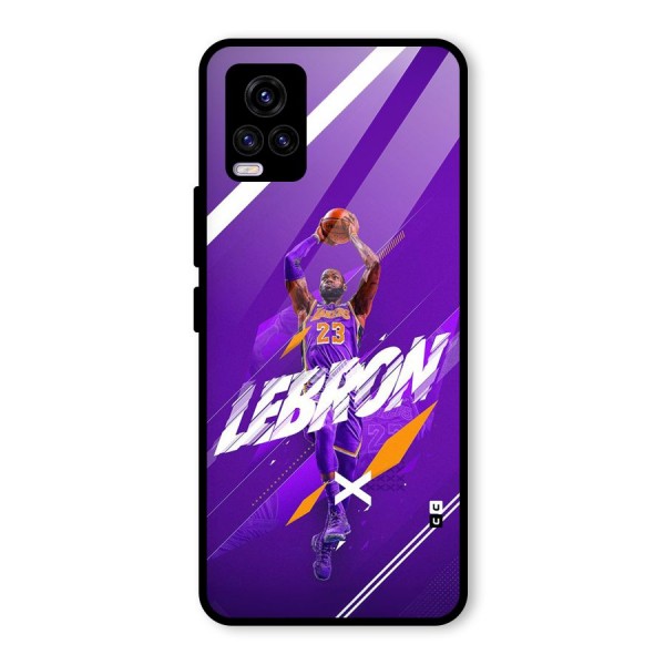 Basketball Star Glass Back Case for Vivo V20 2021