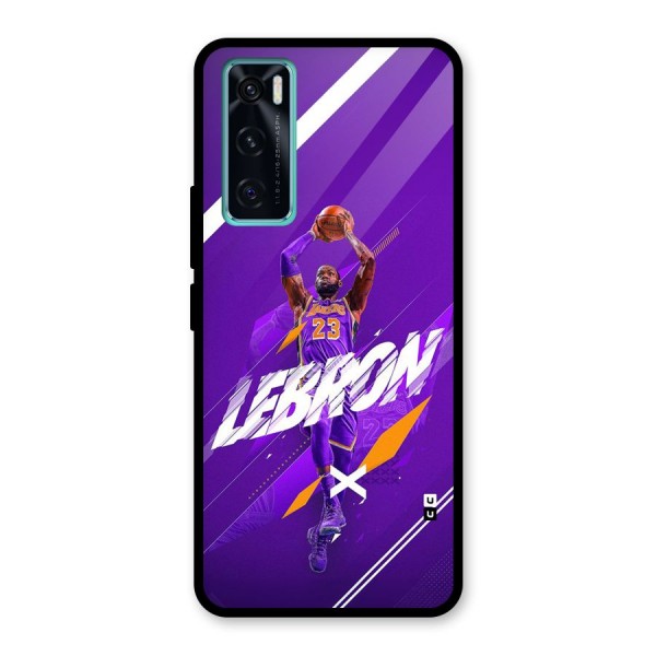 Basketball Star Glass Back Case for Vivo V20 SE