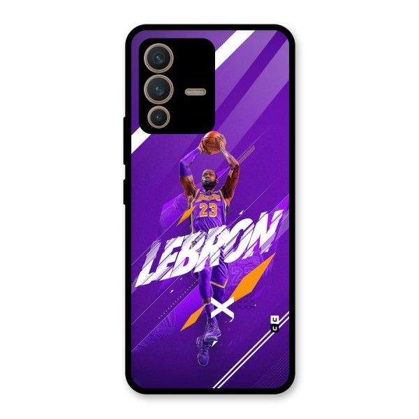 Basketball Star Glass Back Case for Vivo V23 5G