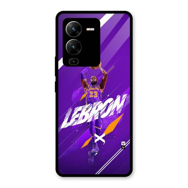 Basketball Star Glass Back Case for Vivo V25 Pro