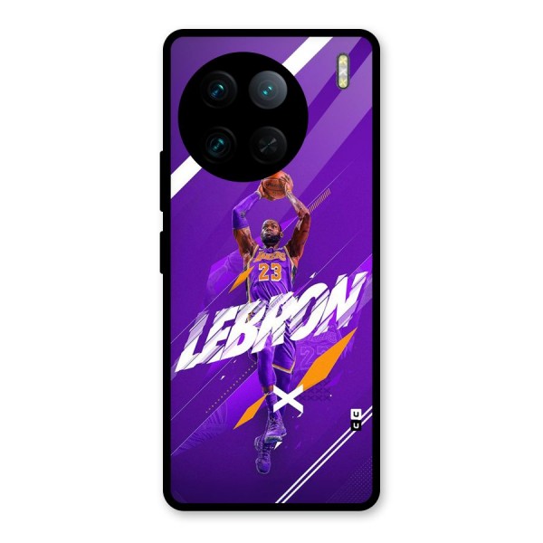 Basketball Star Glass Back Case for Vivo X90 Pro