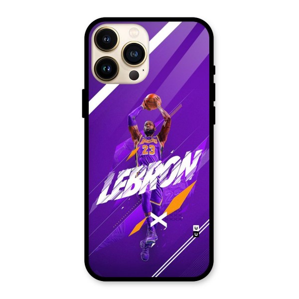 Basketball Star Glass Back Case for iPhone 13 Pro Max