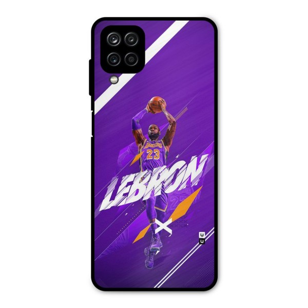 Basketball Star Metal Back Case for Galaxy A12