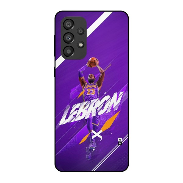 Basketball Star Metal Back Case for Galaxy A33 5G