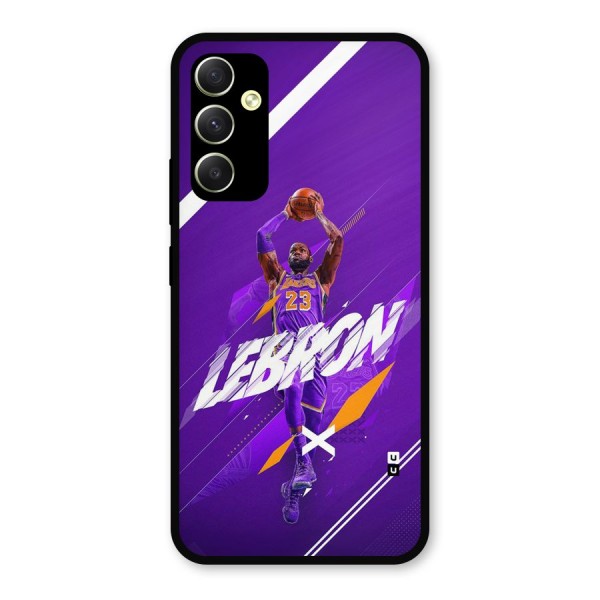 Basketball Star Metal Back Case for Galaxy A34