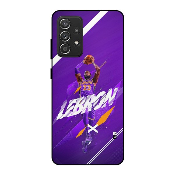 Basketball Star Metal Back Case for Galaxy A52s 5G