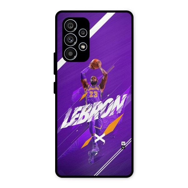 Basketball Star Metal Back Case for Galaxy A53 5G