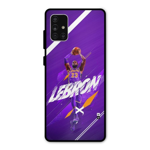 Basketball Star Metal Back Case for Galaxy A71