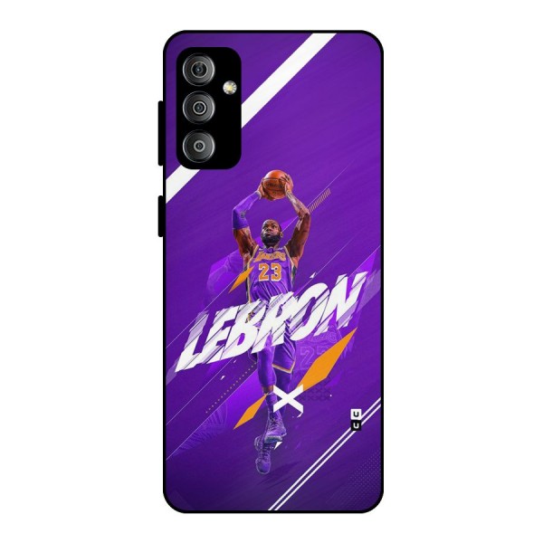 Basketball Star Metal Back Case for Galaxy F23