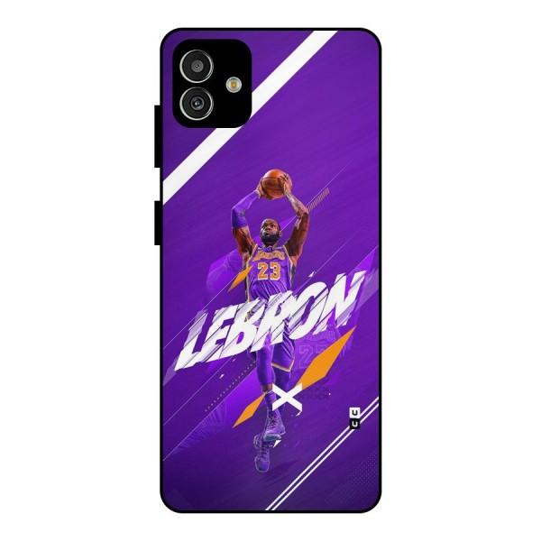 Basketball Star Metal Back Case for Galaxy M13 5G