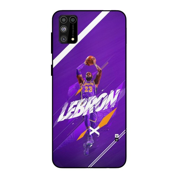 Basketball Star Metal Back Case for Galaxy M31