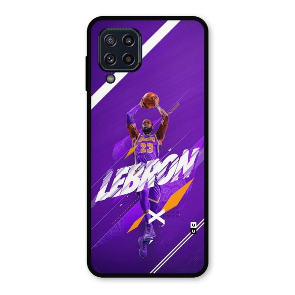 Basketball Star Metal Back Case for Galaxy M32