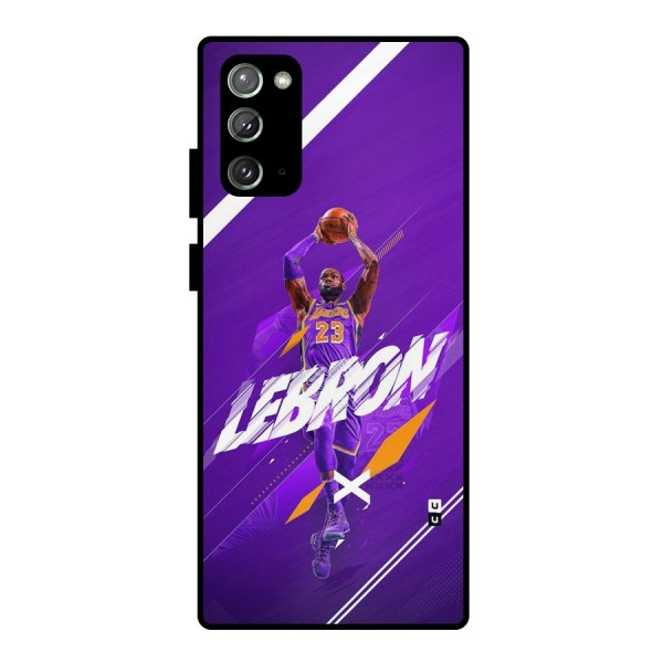 Basketball Star Metal Back Case for Galaxy Note 20