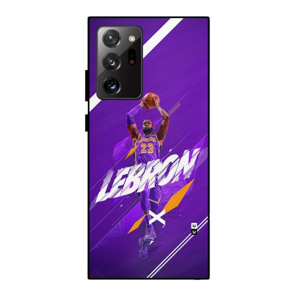 Basketball Star Metal Back Case for Galaxy Note 20 Ultra