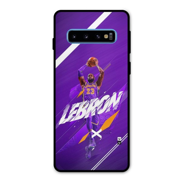 Basketball Star Metal Back Case for Galaxy S10