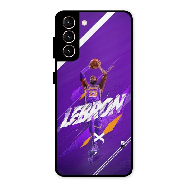 Basketball Star Metal Back Case for Galaxy S21 5G