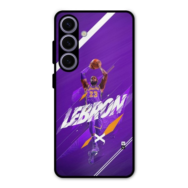 Basketball Star Metal Back Case for Galaxy S24