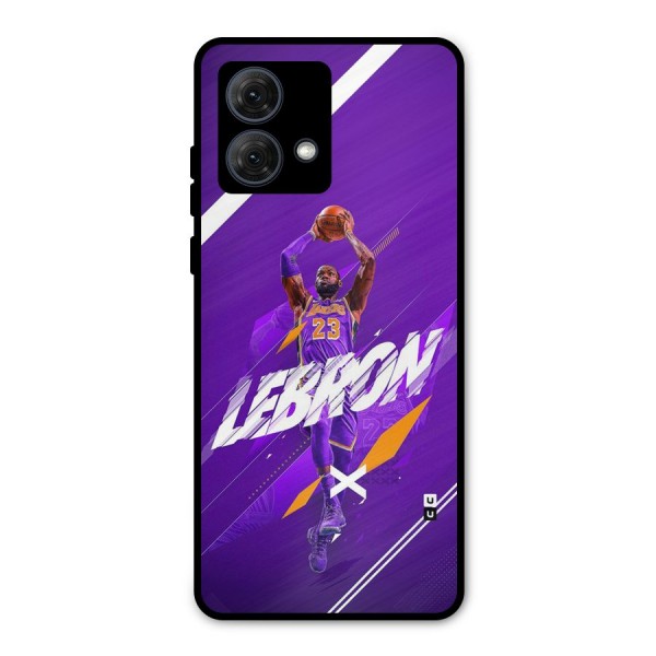 Basketball Star Metal Back Case for Moto G84