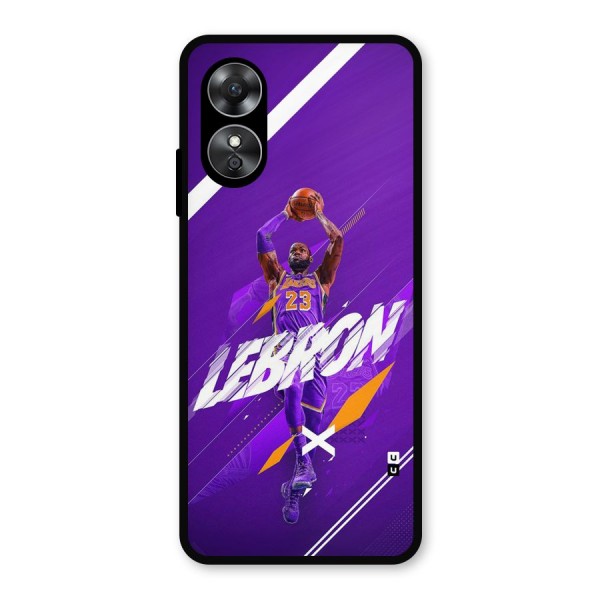 Basketball Star Metal Back Case for Oppo A17