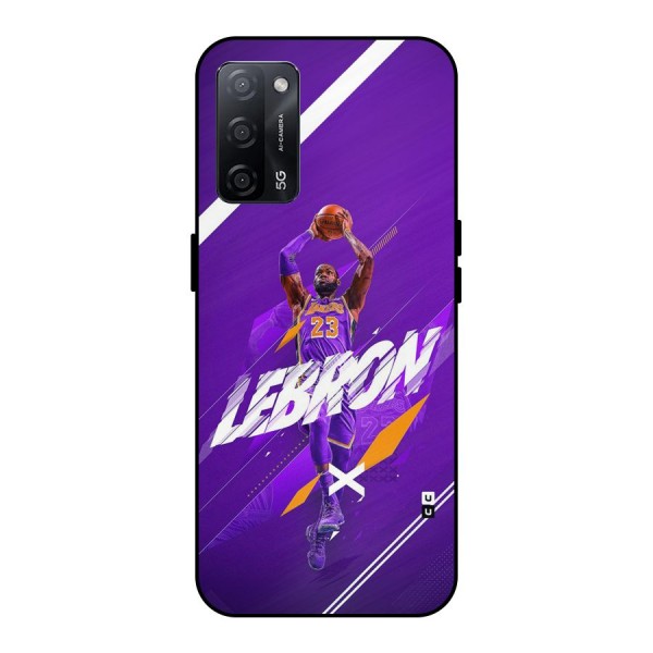 Basketball Star Metal Back Case for Oppo A53s 5G