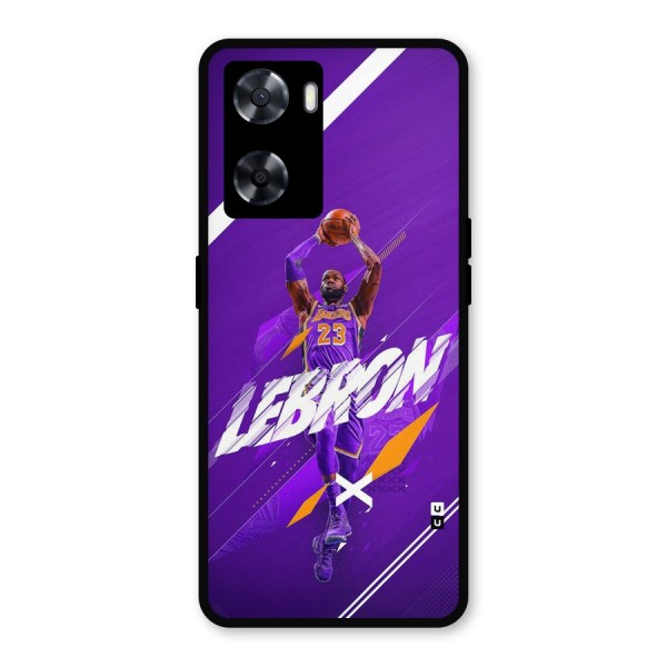 Basketball Star Metal Back Case for Oppo A57 2022